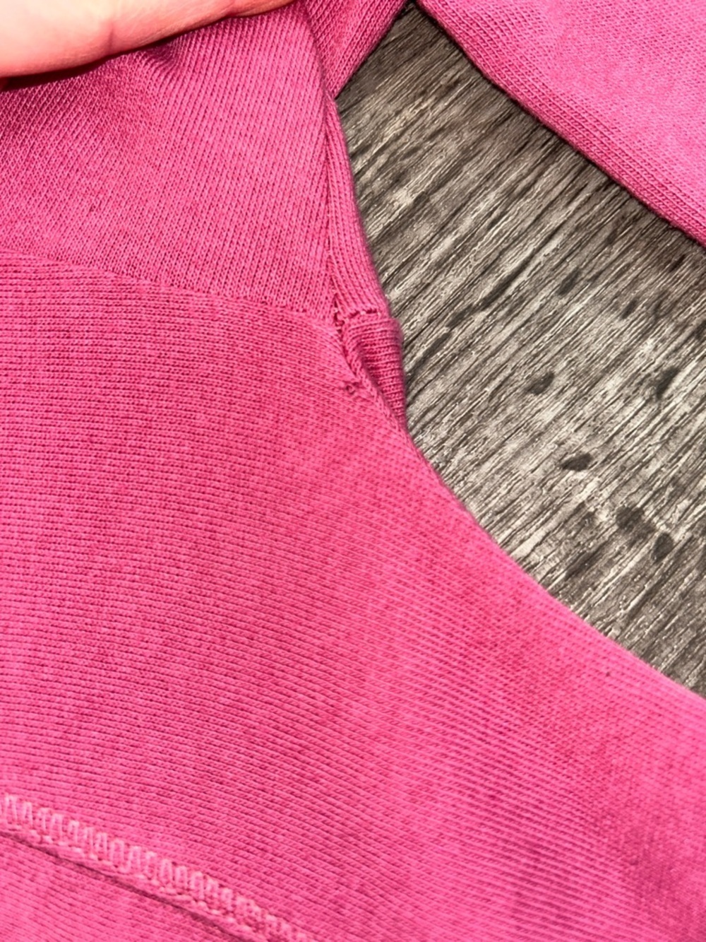 Sweaty Betty Pink Cropped Sweatshirt Thumbholes Pullover Top XS - Picture 9 of 10